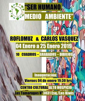 Exposición Colectiva Ser Humano - 
 Medio Ambiente