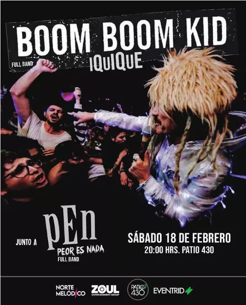 Boom Boom Kid Junto a Peor es nada en Iquique