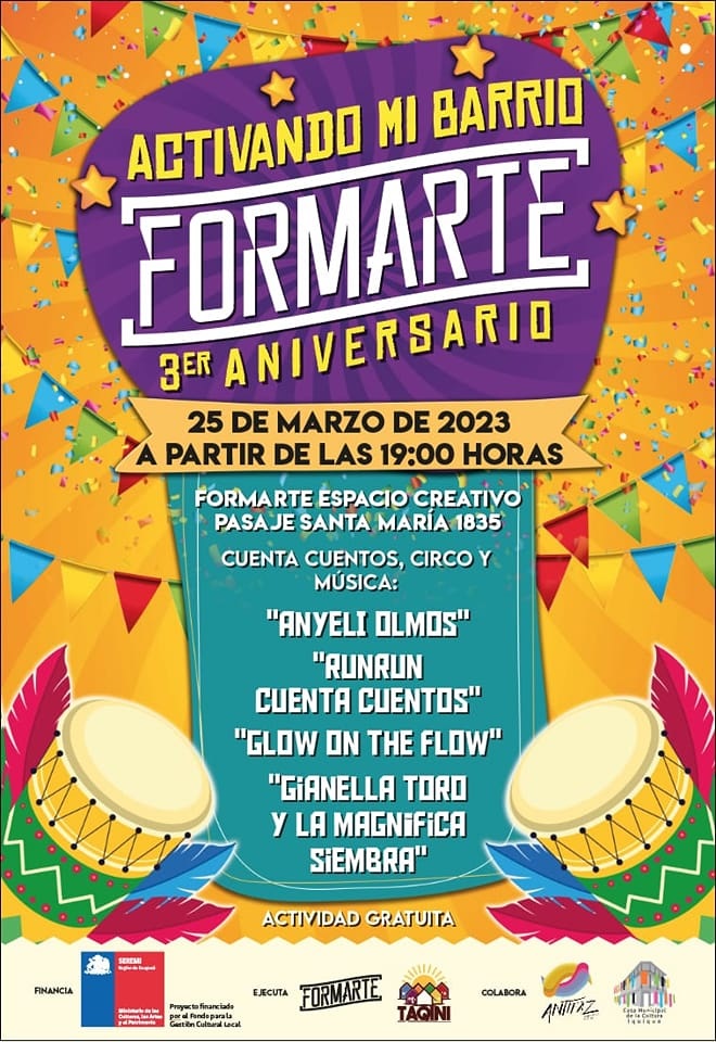Tercer Aniversario Formarte