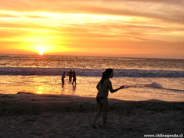 Atardecer en Cavancha
