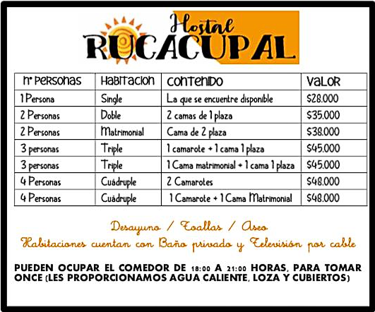 Valores Hostal Rucacupal/></div><br>



<div class=