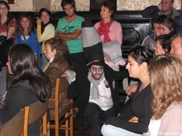 Actor entre el público