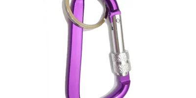 Llavero Mosquetón de Aluminio